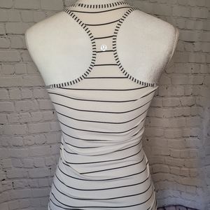 Lululemon Striped Racerback Tank